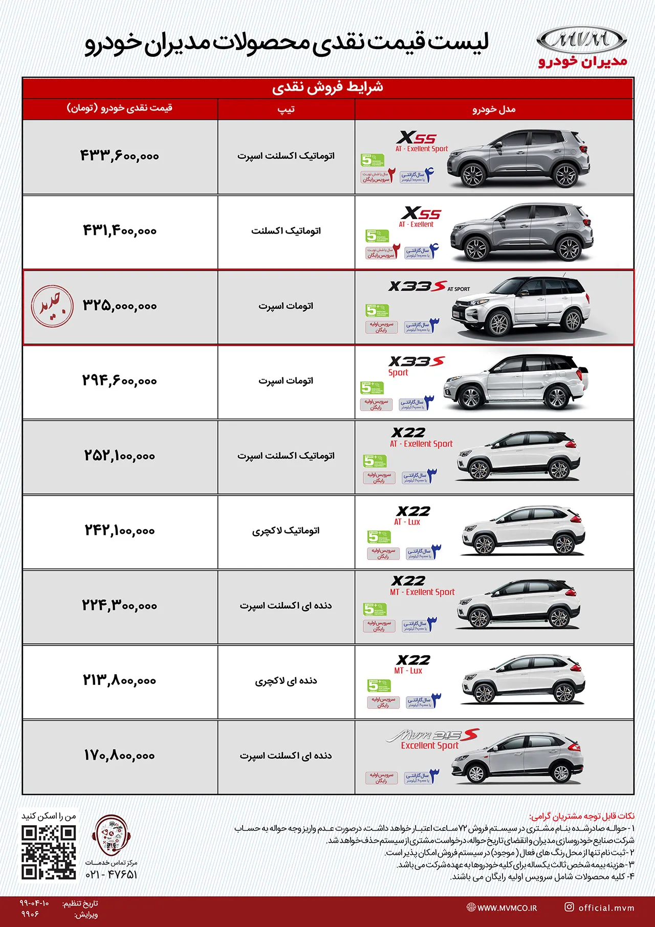 AutomobileFa MVM New Price Sale Condition 11 Tir 99