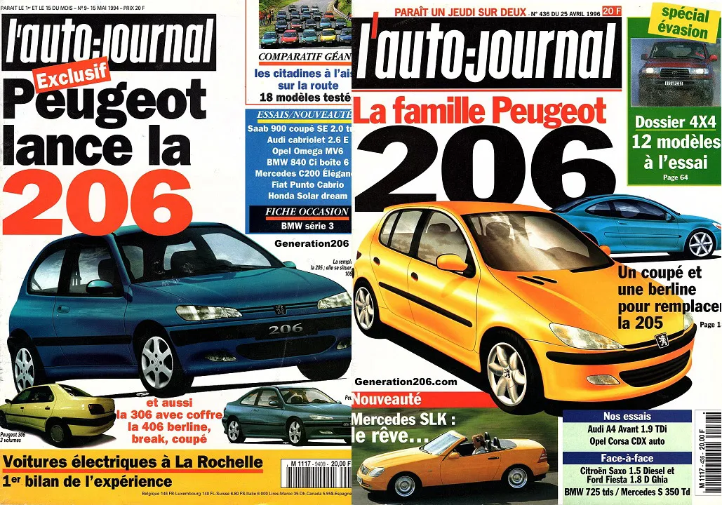 AutomobileFarsi Peugeot 206 on magazine cover