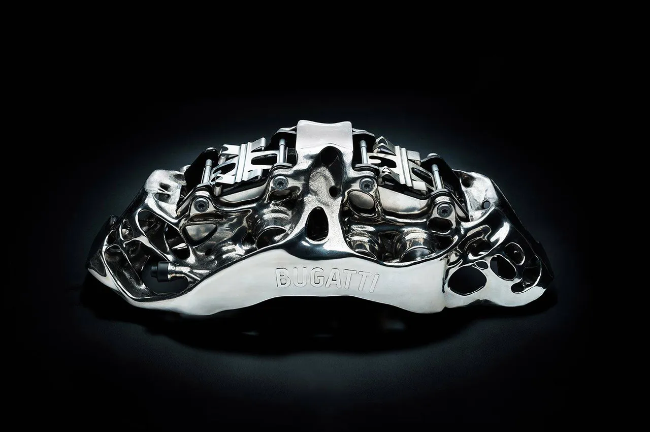 AutomobileFa Bugatti Test  3DPrinted Brake Caliper 