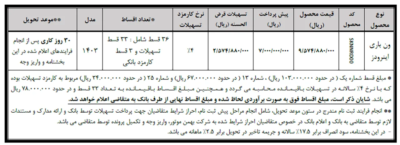 AutomobileFa Bahman Inroads Van sale 14030618