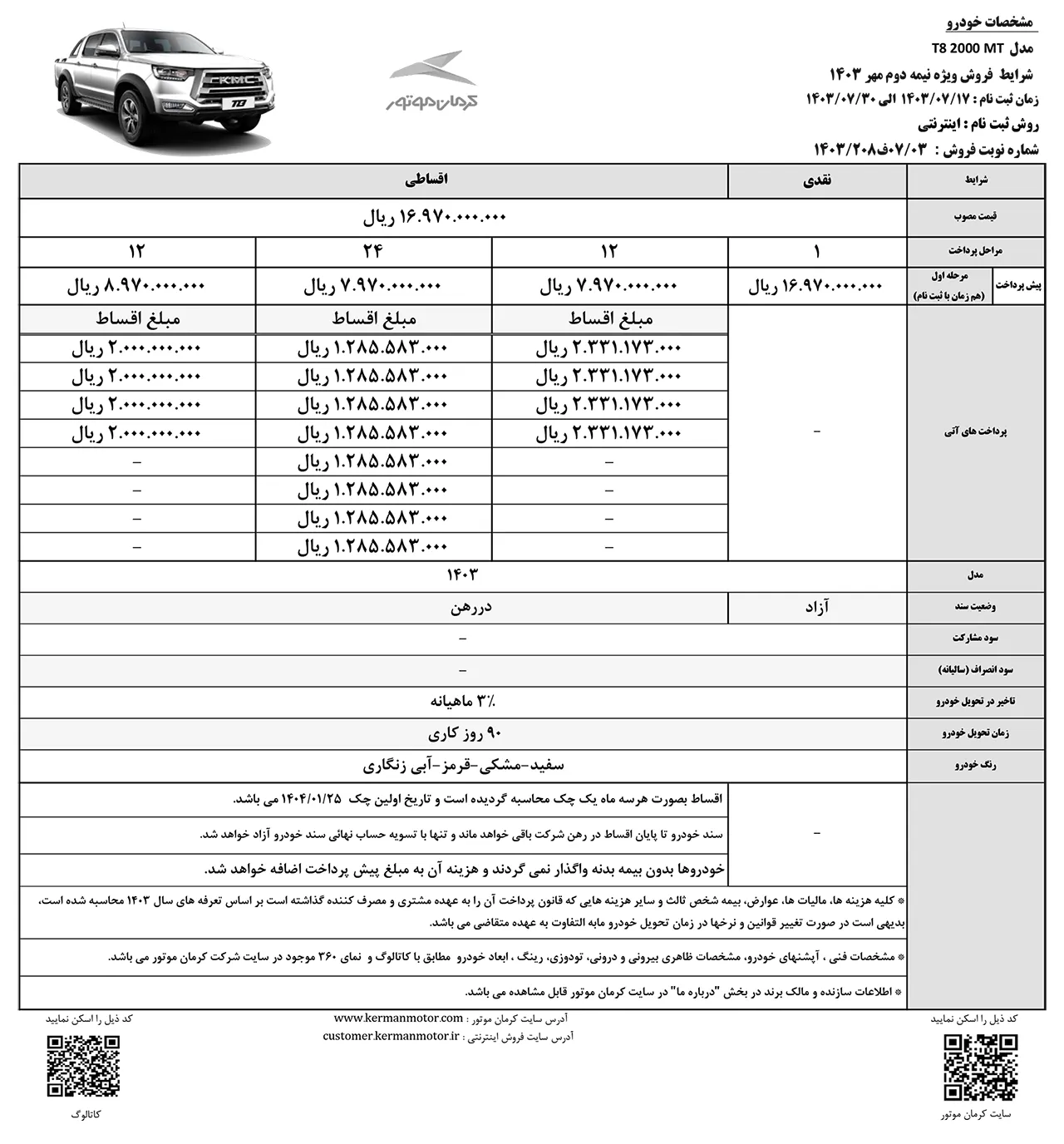 AutomobileFa KMC T8 Sale 14030716