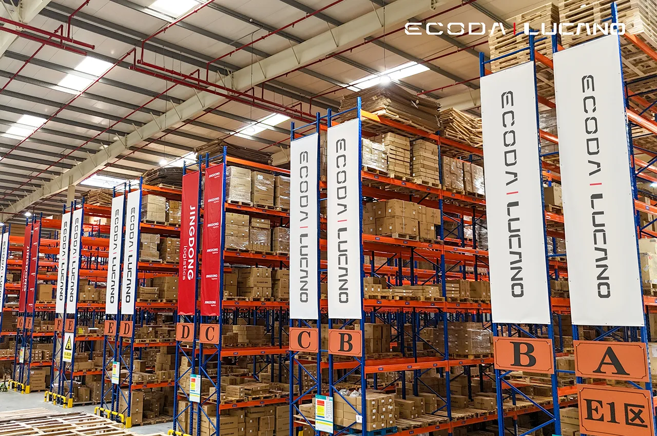 Ecoda and Lucano spare parts distribution center