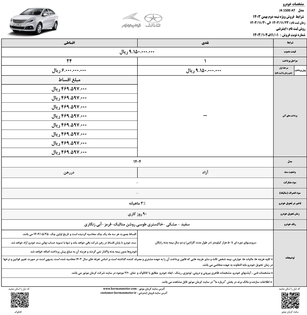 AutomobileFa JAC J4 Sale Plan 14031121