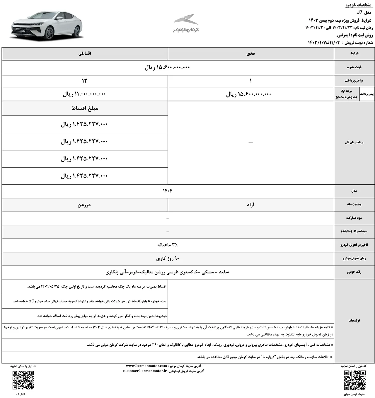 AutomobileFa KMC J7 Sale Plan 14031121