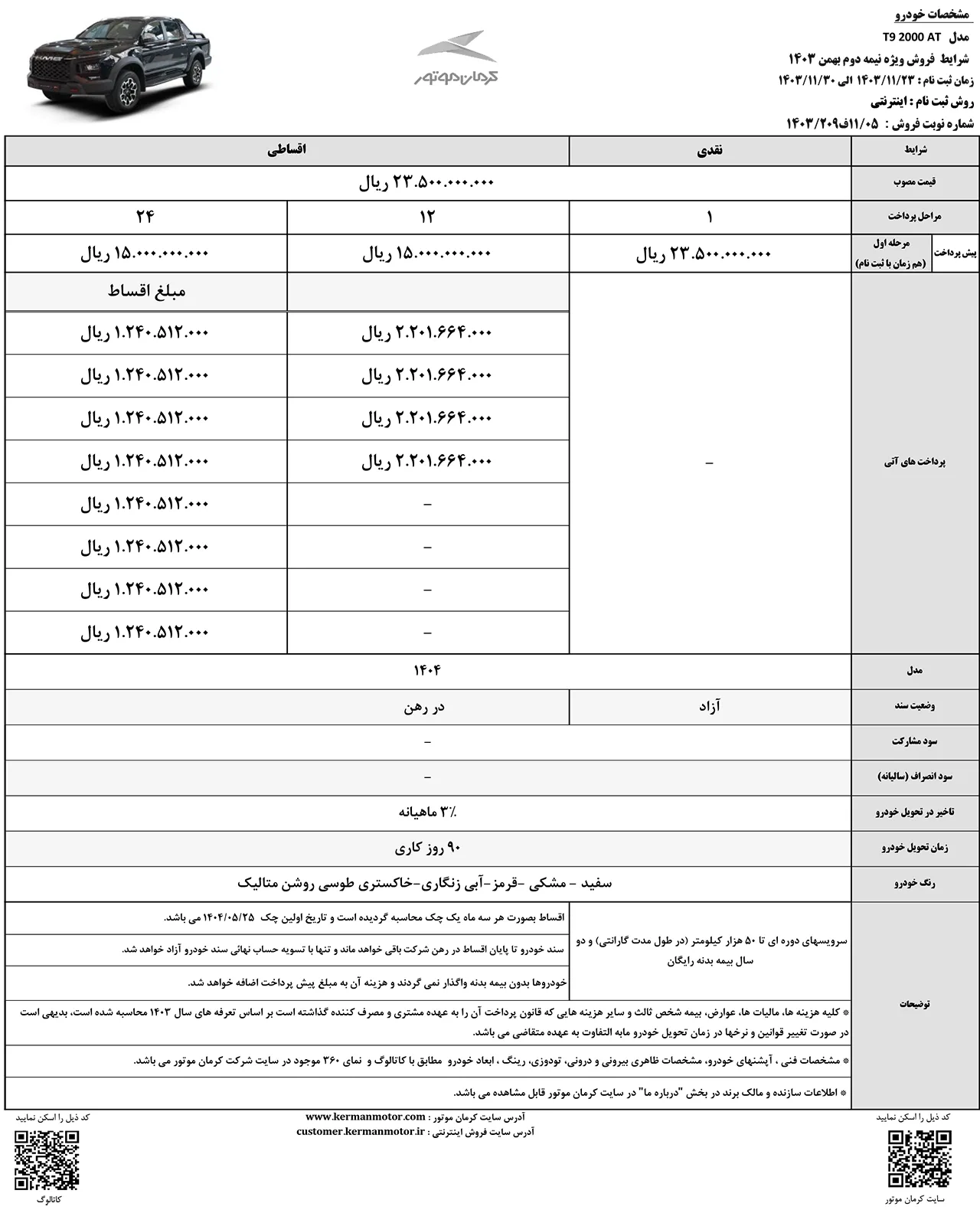 AutomobileFa KMC T9 Sale Plan 14031121