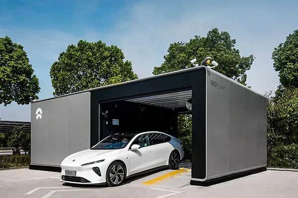 Nio battery swap station