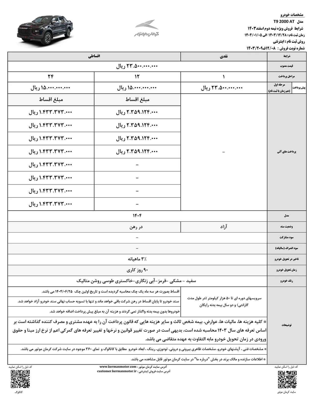 AutomobileFa KMC T9 sale 14031227