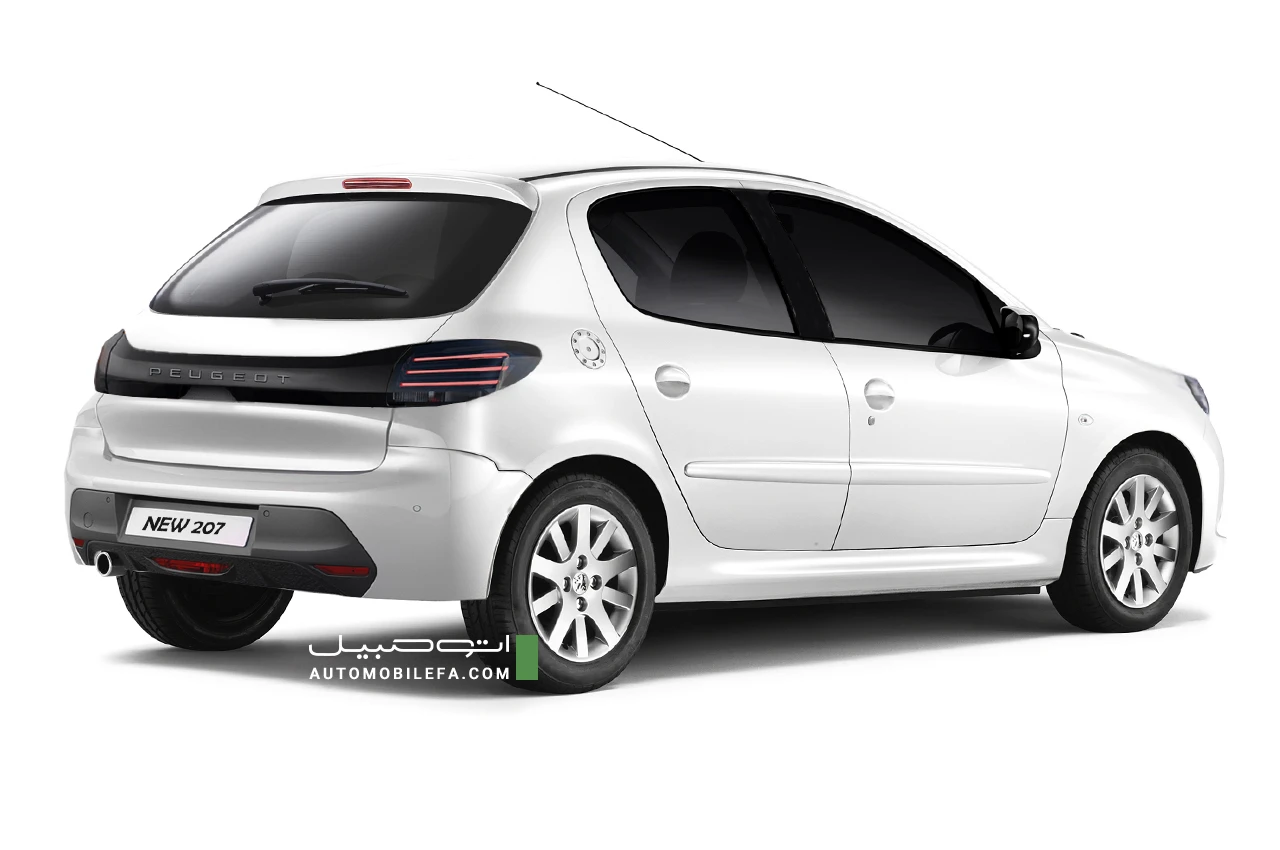 AutomobileFa New Peugeot 207 IKCO Rear