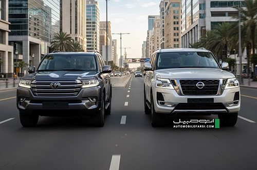 Nissan Patrol and Toyota Land 