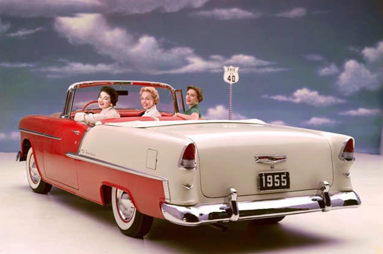 AutomobileFa 1955 Chevrolet Bel Air Convertible 14041105