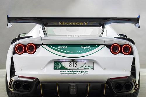 Dubai Police Ferrari 812 Mansory