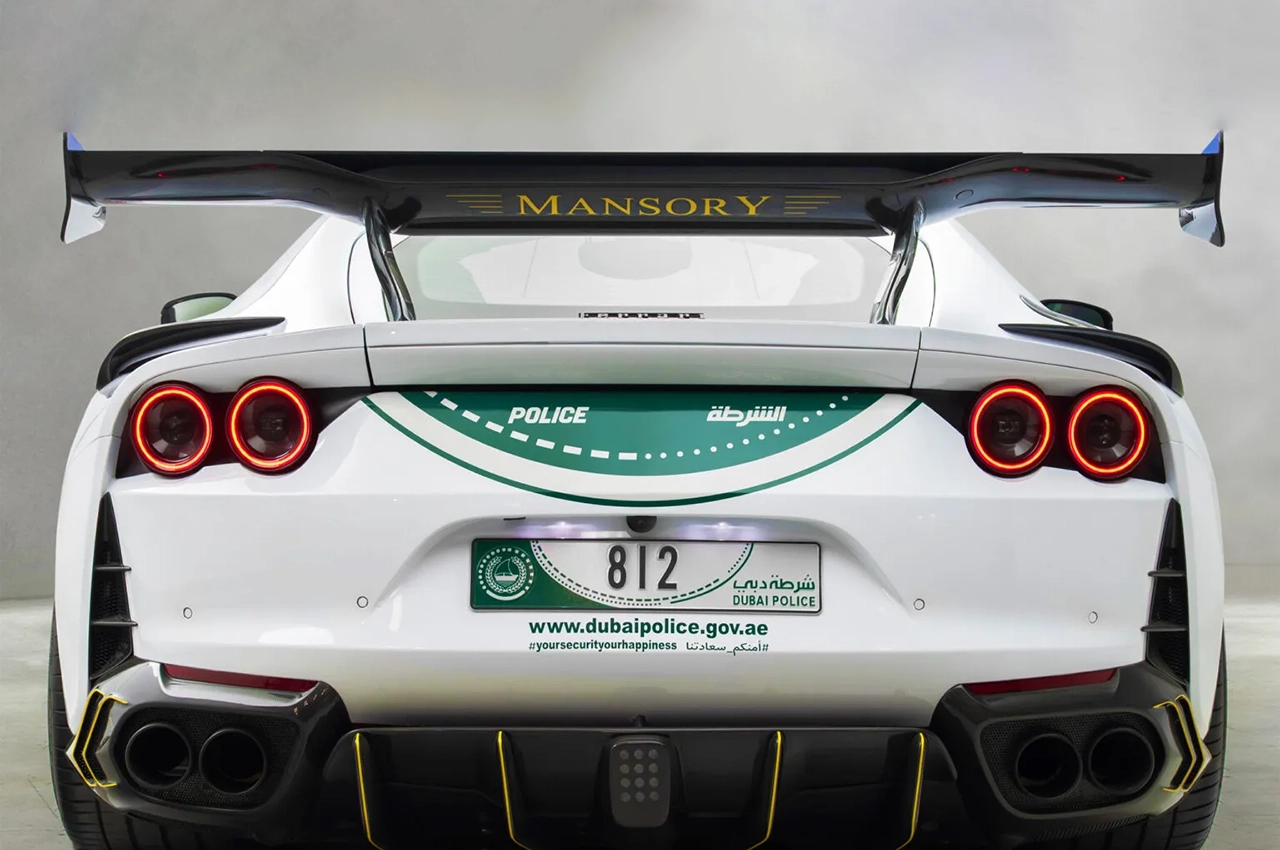  Dubai Police Ferrari 812 Mansory 