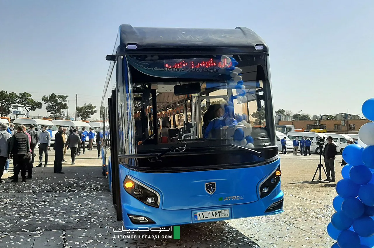 درباره «ای آتروس» اولین اتوبوس برقی ایران خودرو دیزل چه می‌دانیم؟